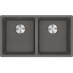 Franke MRG 620-35-35 Maris 花崗岩 檯面/檯底 雙星盆 (岩灰色) (114.0674.683)